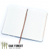 Bloc Notes en liège naturel motif PAPILLONS - Cahier en liège