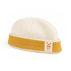 Bonnet de Naissance en Coton Bio Blanc et Honey
