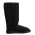 Bottes femme fourrées 100% mouton haute Noir