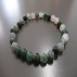 bracelet agate mousse 6mm