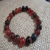 Bracelet en agate rubannée 8mm