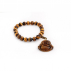 Bracelet œil de tigre perles naturelles semi précieuse et Bouddha 