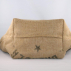 Cabas bohème en toile de jute upcyclée