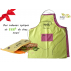 Tablier ajustable imperméable pour les mamans Framboise - Pistache