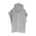 LUIN LIVING - Casual Poncho (XS-M) GRIS PERLE