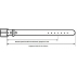 Ceinture Vegan - Longueur - 97/112 cm