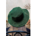 Chapeau en chanvre "Alix", couleur : Vert Avocat