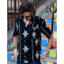 Chemise unisexe BELEN MAO Noir - 100% Coton de Pima 