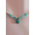 collier court Bella amazonite