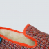 Pantoufles charentaises Corail - 100% pure laine
