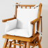 Coussin de Chaise Haute en Coton Bio Blanc