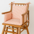 Coussin de Chaise Haute en Coton Bio Vichy