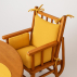 Coussin de Chaise Haute en Coton Bio Honey