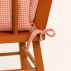 Coussin de Chaise Haute en Coton Bio Vichy