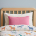 Coussin Rectangle en Coton Bio Rose