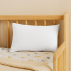 Coussin Rectangle en Coton Bio Blanc
