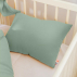 Coussin Rectangle en Coton Bio Vert