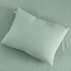 Coussin Rectangle en Coton Bio Vert
