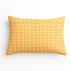 Coussin Rectangle en Coton Bio Vichy