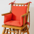 Coussin de Chaise Haute en Coton Bio Fraise