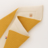 Couverture en Coton Bio Rex Blanc et Honey