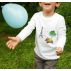 T-shirt manches longues, illustration en voiture!, coton bio