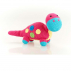 DIPPI le dinosaure rose vif- jouet équitable  Pebble avec hochet