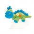 STEGGI le dinosaure vert - jouet équitable  Pebble avec hochet