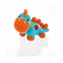 STEGGI le dinosaure turquoise - jouet équitable  Pebble avec hochet