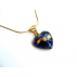 Pendentif orgonite coeur lapis lazuli new