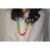 Collier de dentition silicone - Multicolore