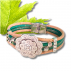 Bracelet en liège "Rosa Green"- Bracelet Femme Vegan