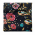 Pochette de transport pour savon et shampoing solide - Modèle Fleurs et feuilles