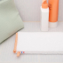 Gant de toilette en Coton Bio Blanc