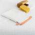 Gant de toilette en Coton Bio Blanc