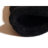 Gants HOMME Peau lainée / contour cuir noir