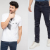 Pack Tee-shirt "LÉO" + Jean ''SERENGETI'' coupe ajustée Indigo Foncé