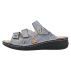 FINN COMFORT Mule femme Bleu imprimé- chaussant large- Pointure 36 au 43