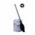 'bbb La Brosse' brosse WC avec support - Made in France - Gris étoile