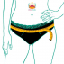Culotte menstruelle Basique noire taille L