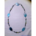 Collier long Agate/Shungite 60cm