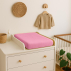 Housse de Matelas à Langer en Coton Bio Rose
