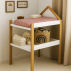 Housse de Matelas à Langer en Coton Bio Vichy