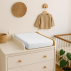 Housse de Matelas à Langer en Coton Bio Blanc