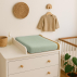 Housse de Matelas à Langer en Coton Bio Vert