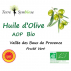 Huile d'olive AOP BIO Vallée des Baux de Provence Fruité vert - 500ml