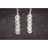 Boucles d'oreilles cercles en filigrane d'argent