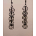 Boucles d'oreilles cercles en filigrane d'argent