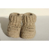 Chaussons pour nouveau-né - 100% coton biologique sans teinture