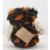 Petite Chouette marron - peluche en laine filée à la main équitable